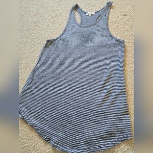 🌈Community Aritzia 100% Linen Striped Tank